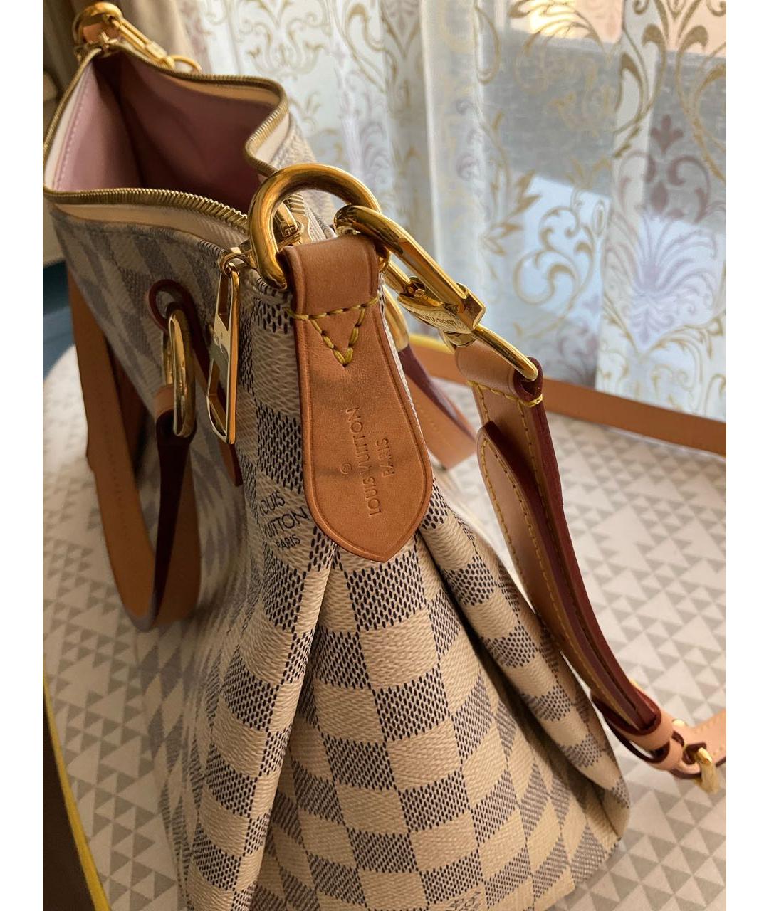 LOUIS VUITTON Белая канва сумка тоут, фото 5