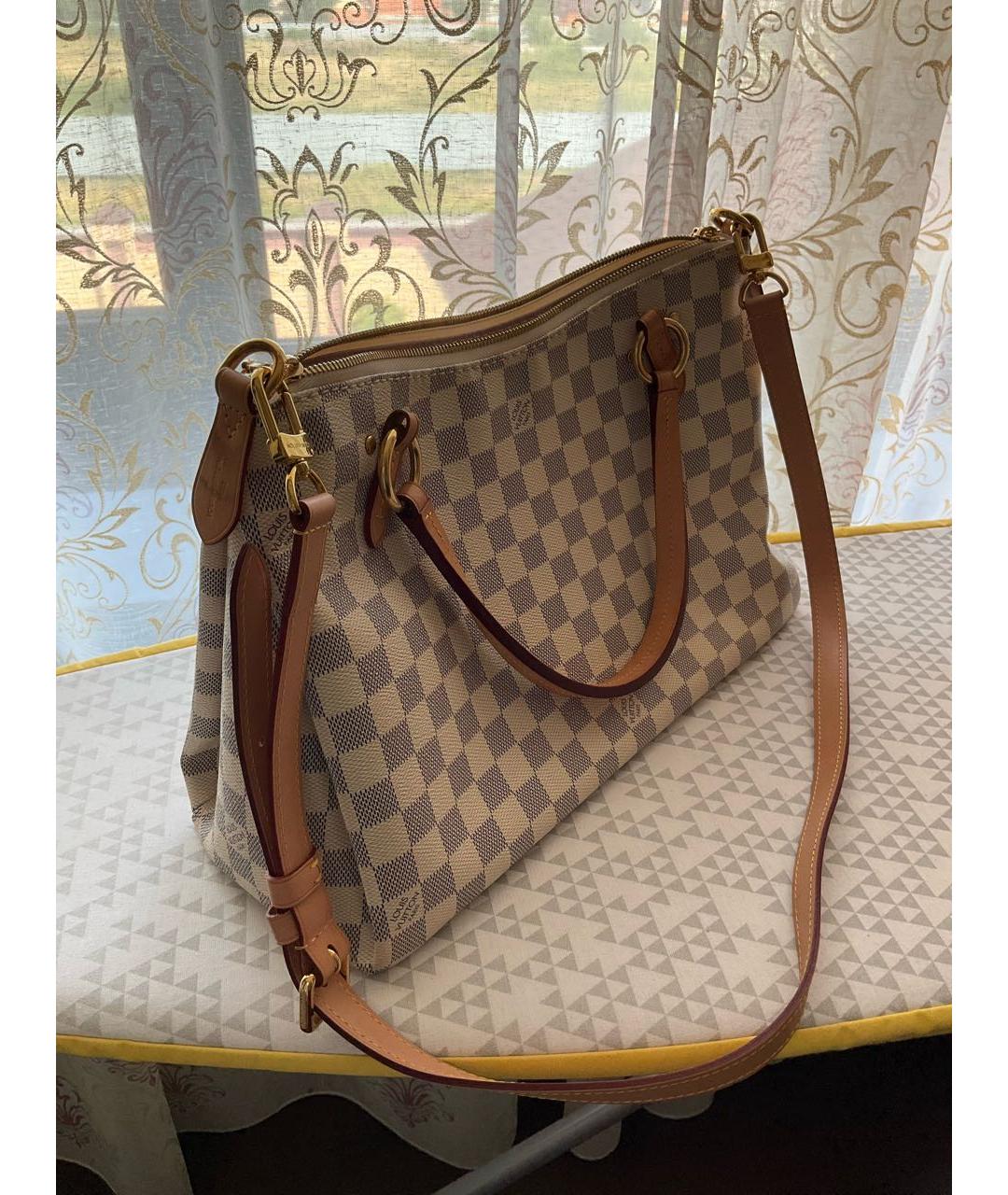 LOUIS VUITTON Белая канва сумка тоут, фото 2
