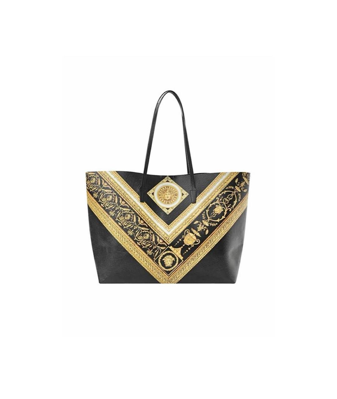 VERSACE Черная сумка тоут, фото 8