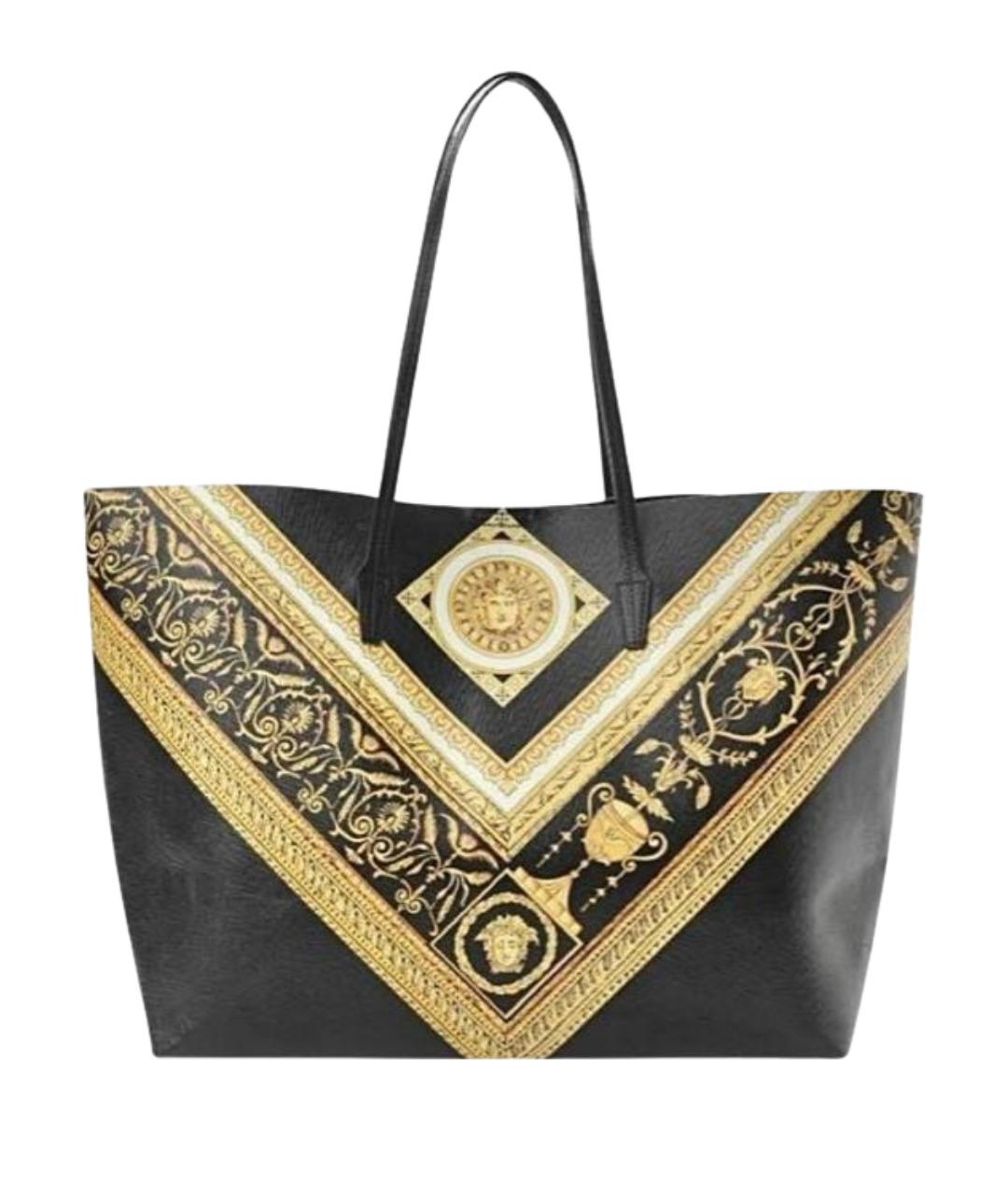 VERSACE Черная сумка тоут, фото 1