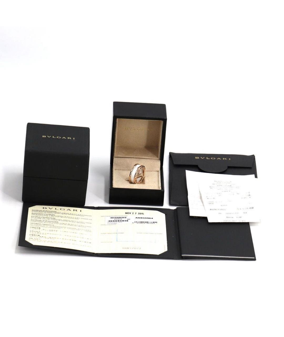 BVLGARI Золотое кольцо из розового золота, фото 6