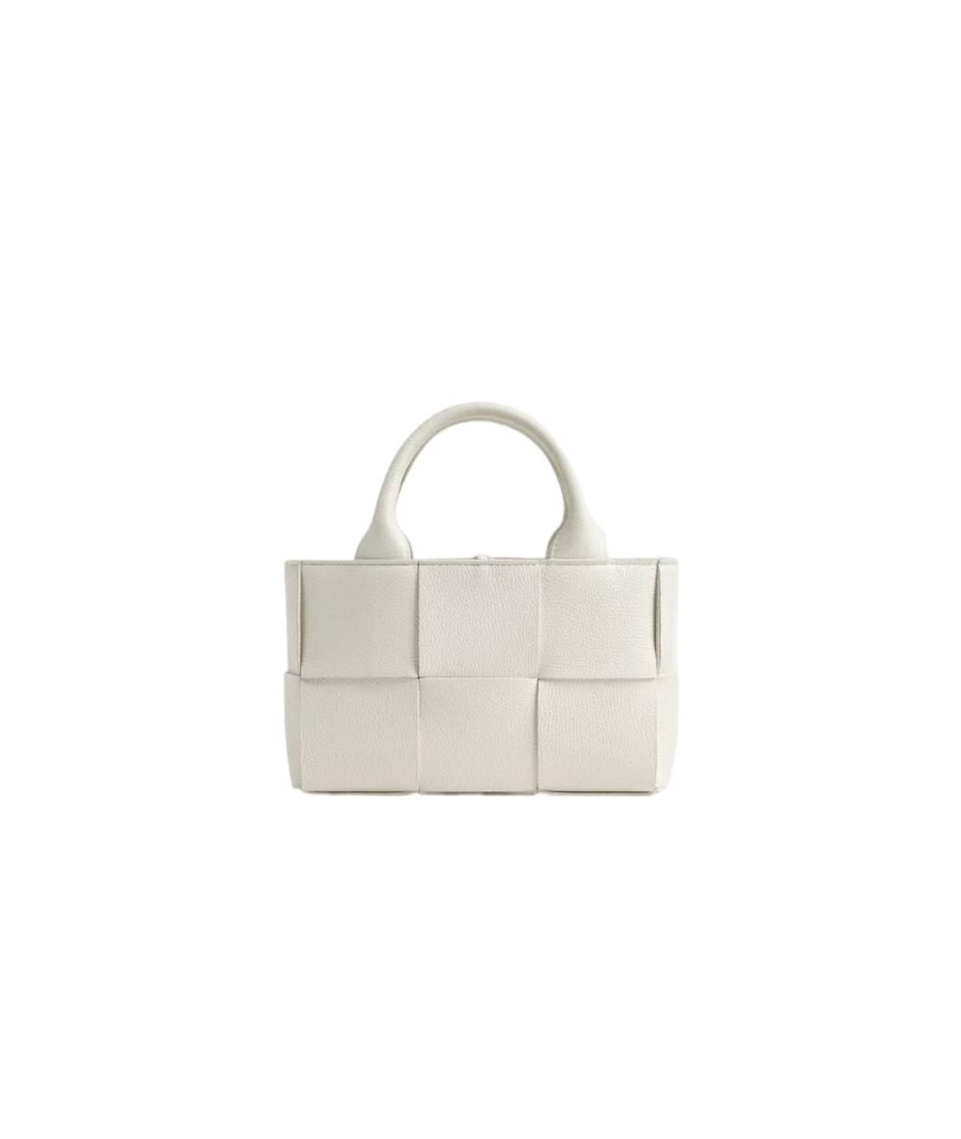BOTTEGA VENETA Кожаная сумка с короткими ручками, фото 4