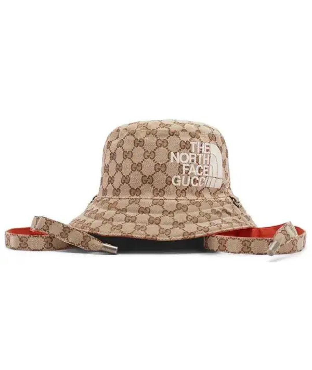GUCCI Бежевая панама, фото 8