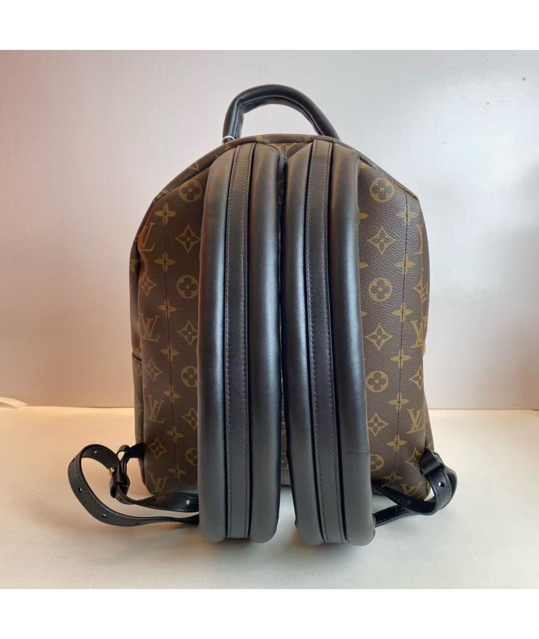 LOUIS VUITTON Коричневый канва рюкзак, фото 3