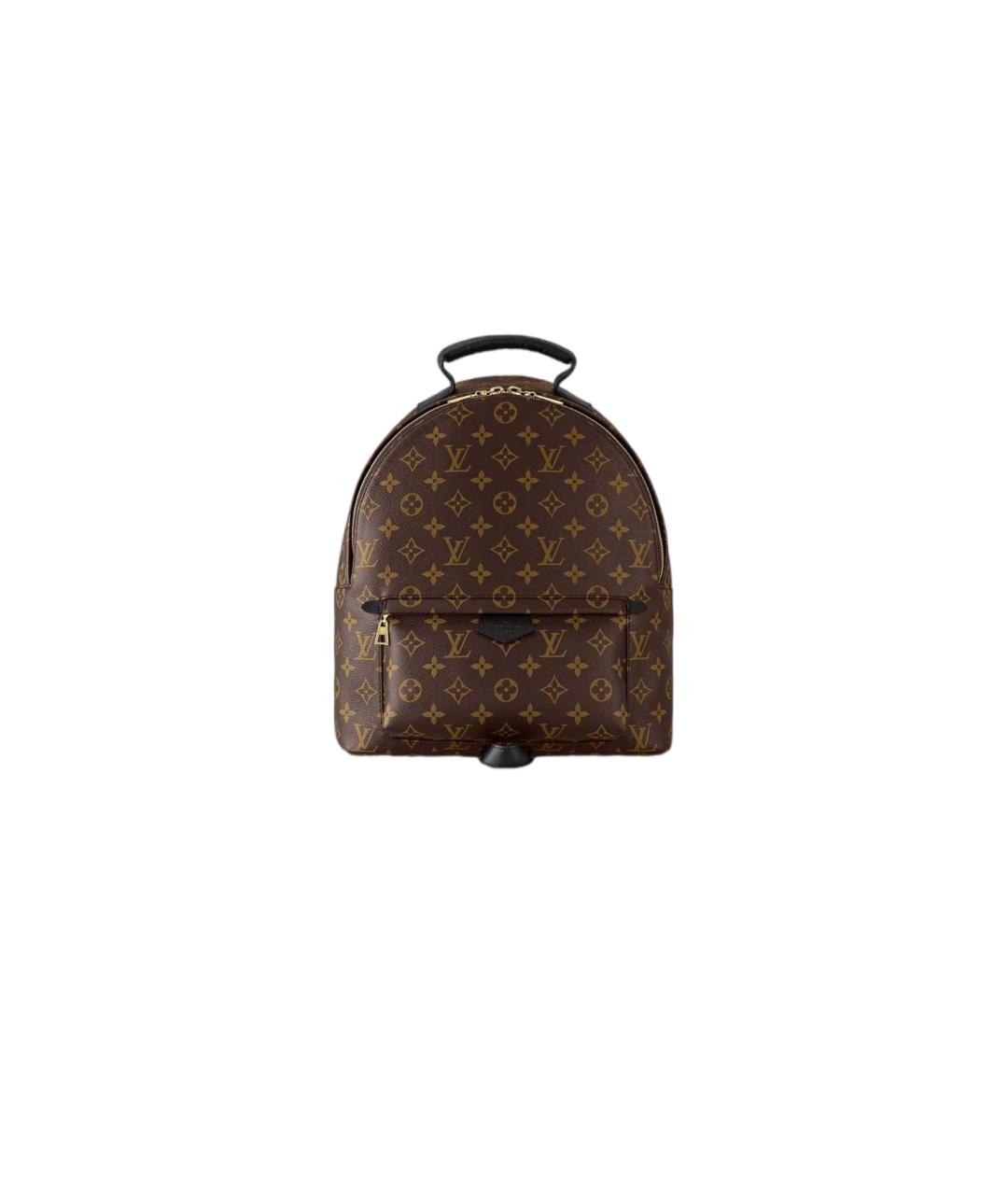 LOUIS VUITTON Коричневый канва рюкзак, фото 6