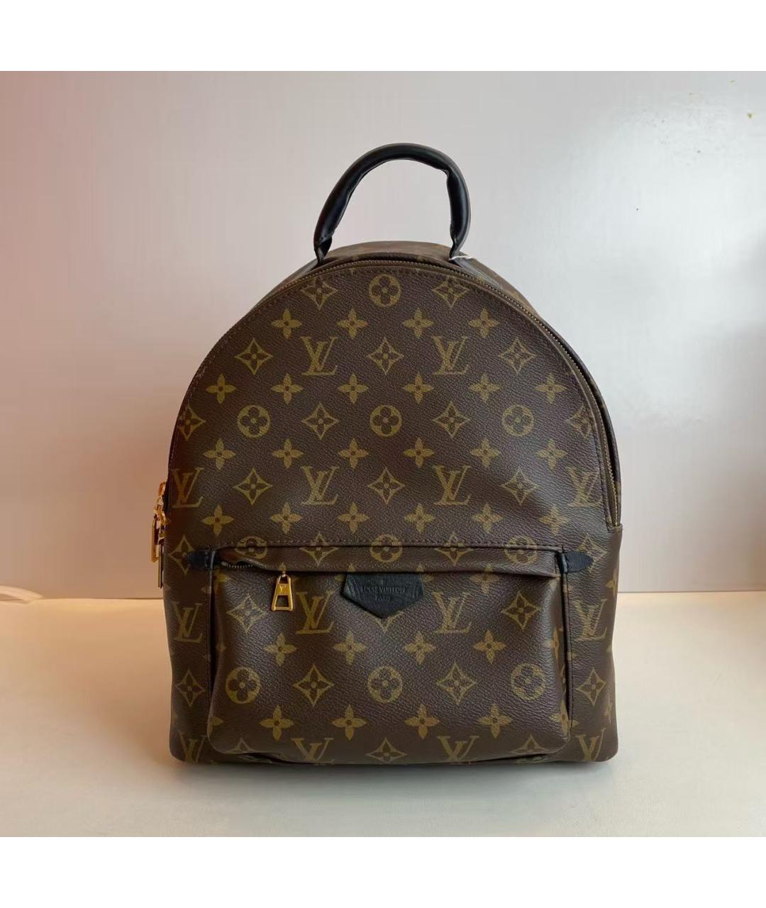 LOUIS VUITTON Коричневый канва рюкзак, фото 2