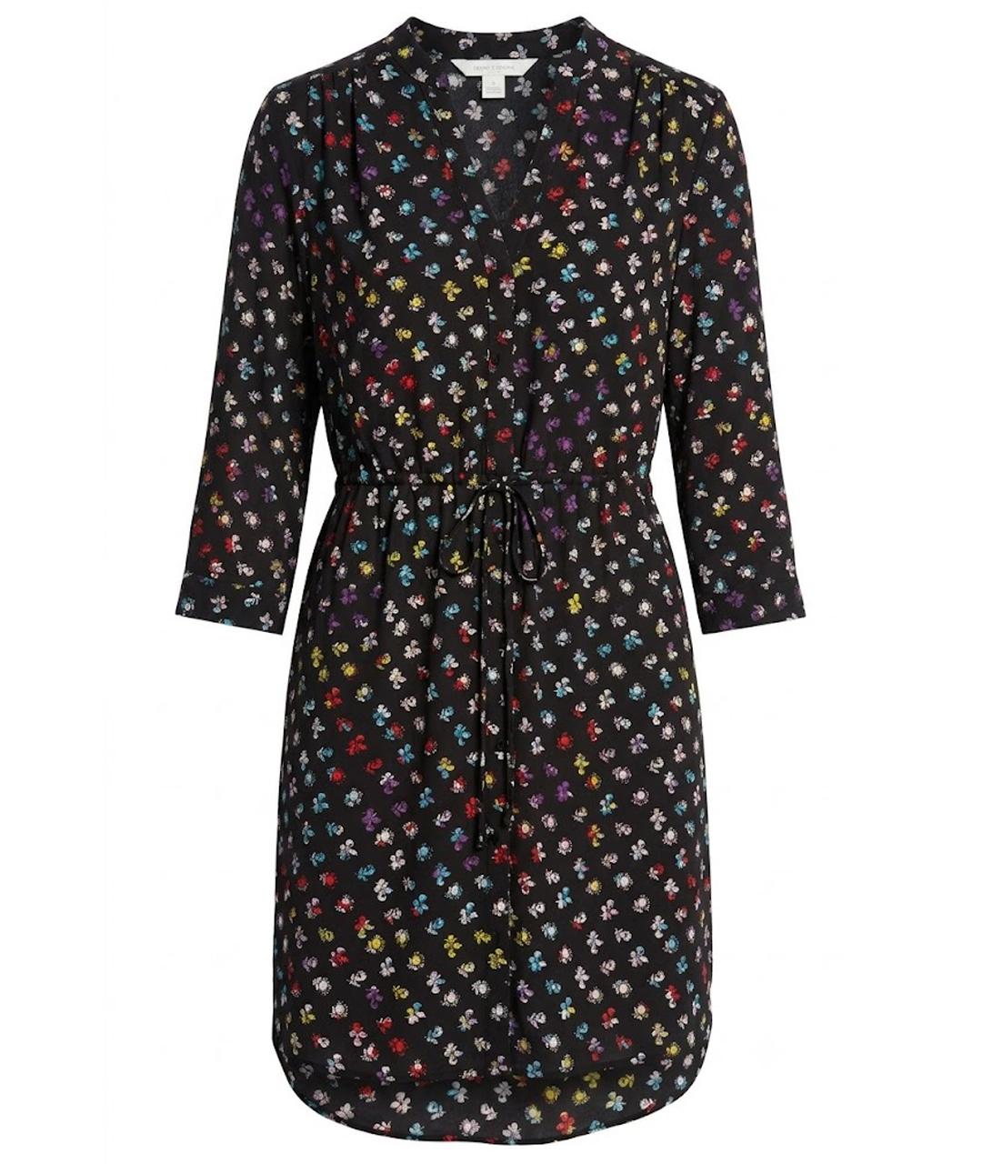 DIANE VON FURSTENBERG Мульти шелковое повседневное платье, фото 1
