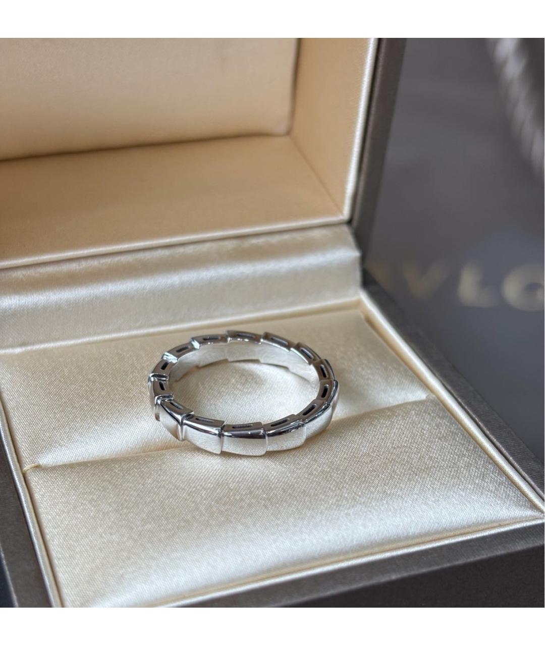 BVLGARI Белое кольцо из белого золота, фото 4