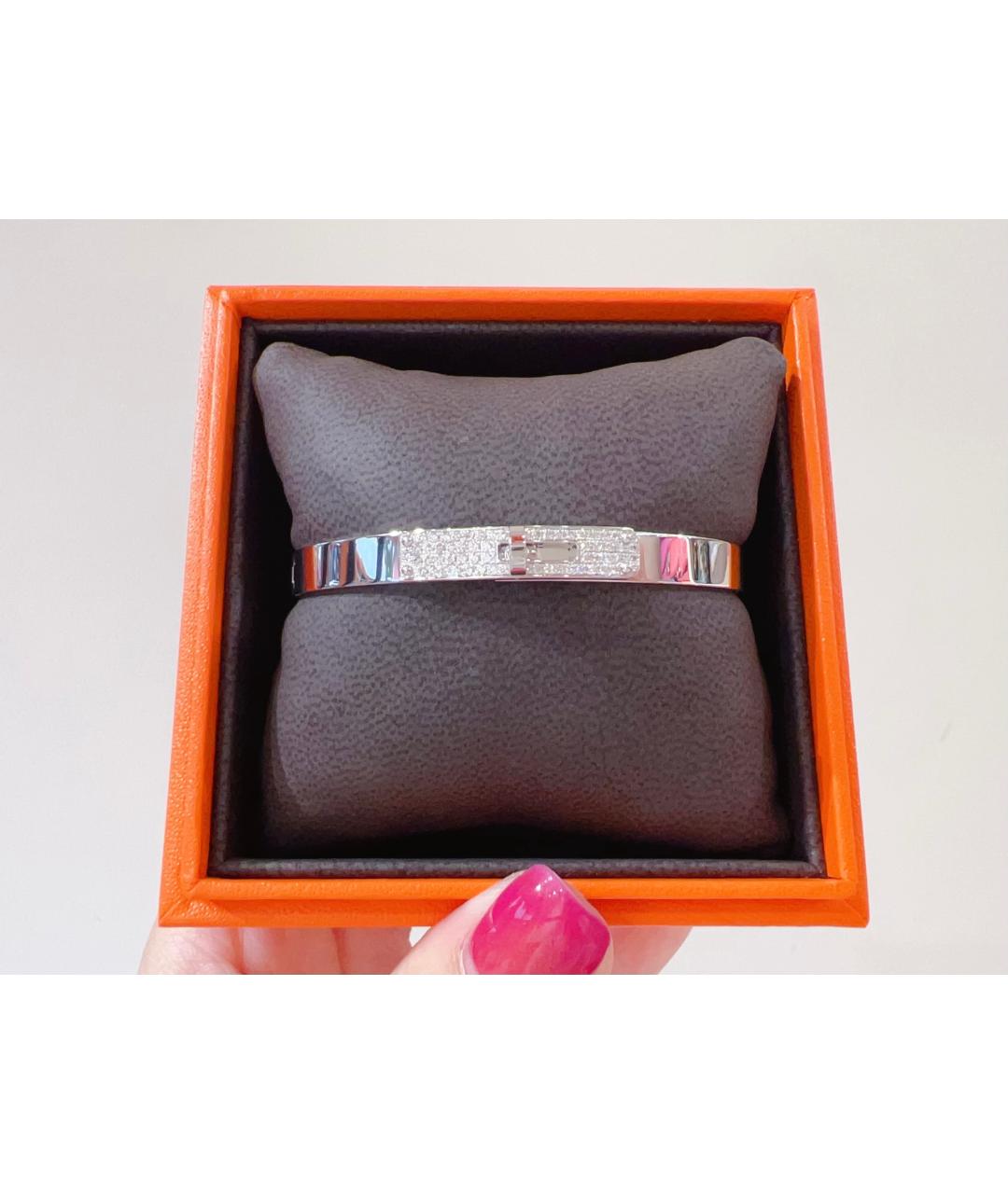 HERMES Серебряный браслет из белого золота, фото 2