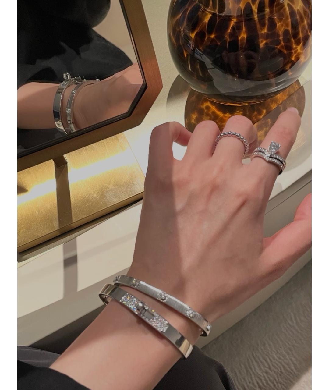 HERMES Серебряный браслет из белого золота, фото 7