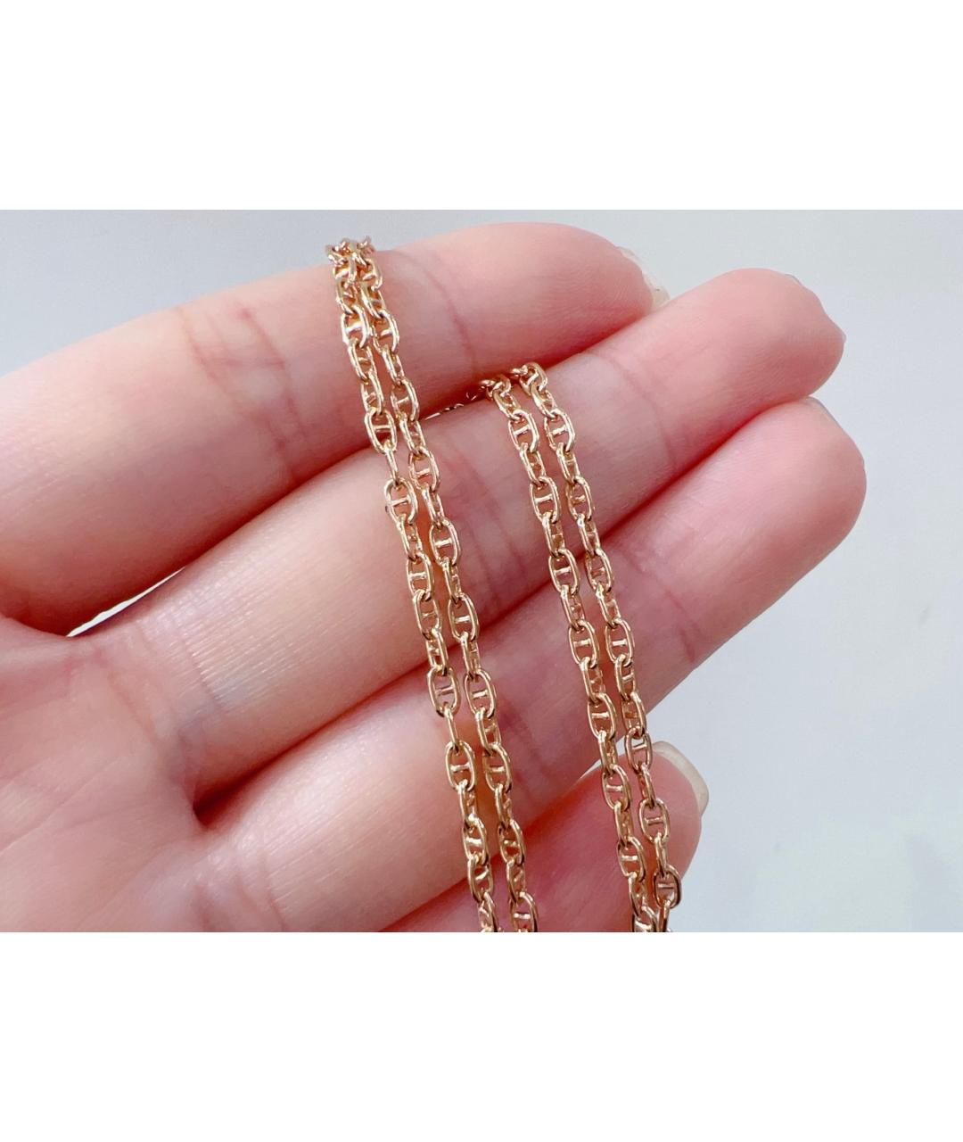 HERMES Золотое колье из розового золота, фото 6