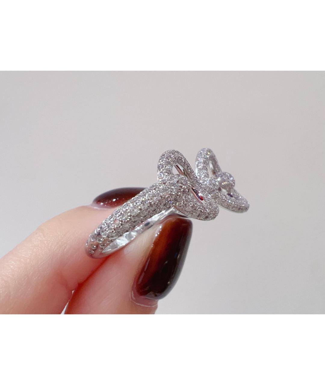 HERMES Серебряное кольцо из белого золота, фото 5