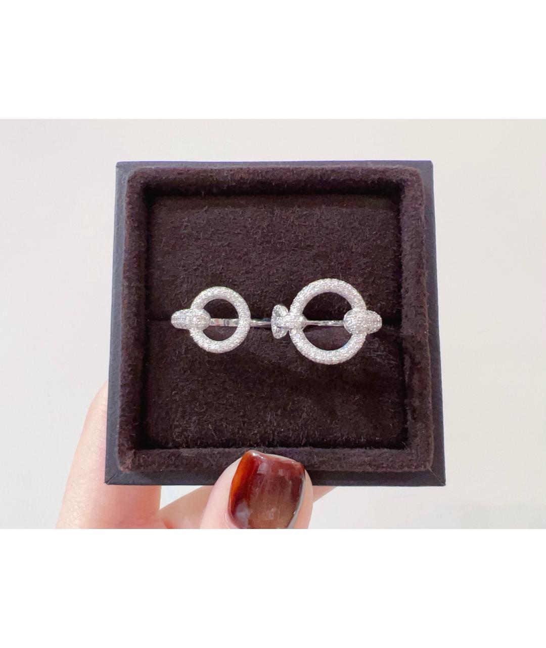 HERMES Серебряное кольцо из белого золота, фото 9