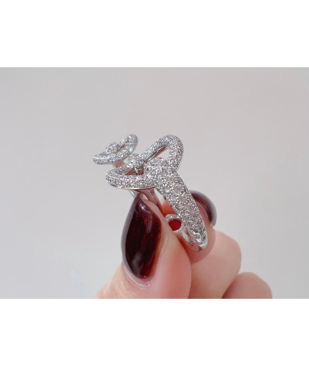 HERMES Серебряное кольцо из белого золота, фото 6