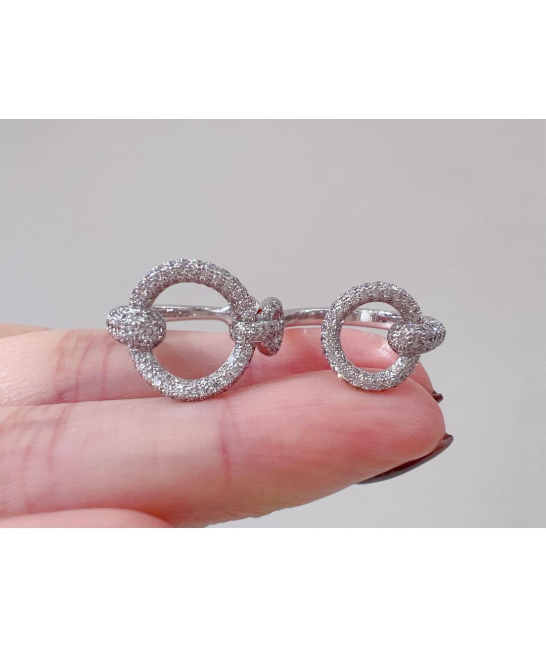 HERMES Серебряное кольцо из белого золота, фото 2