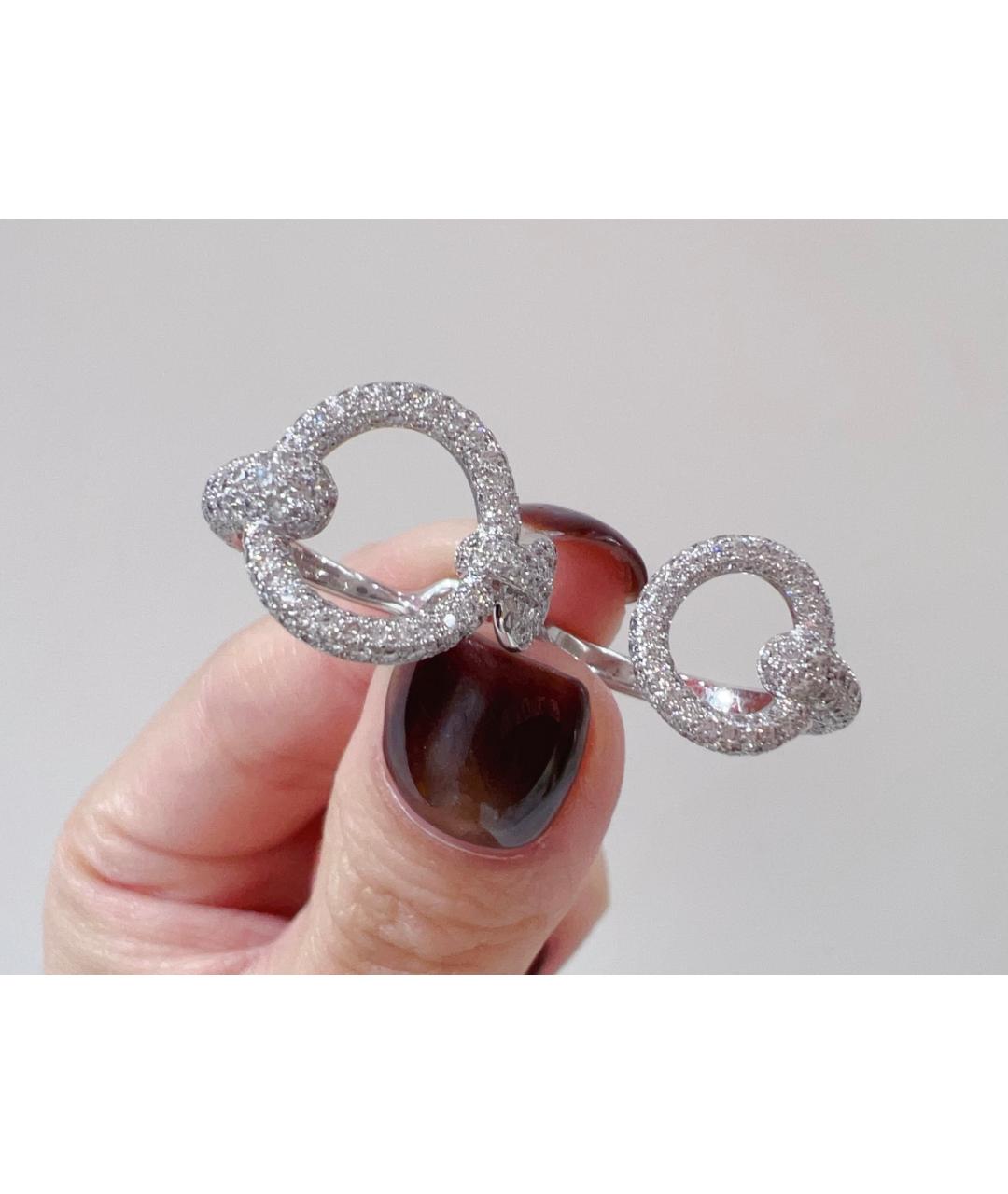 HERMES Серебряное кольцо из белого золота, фото 4