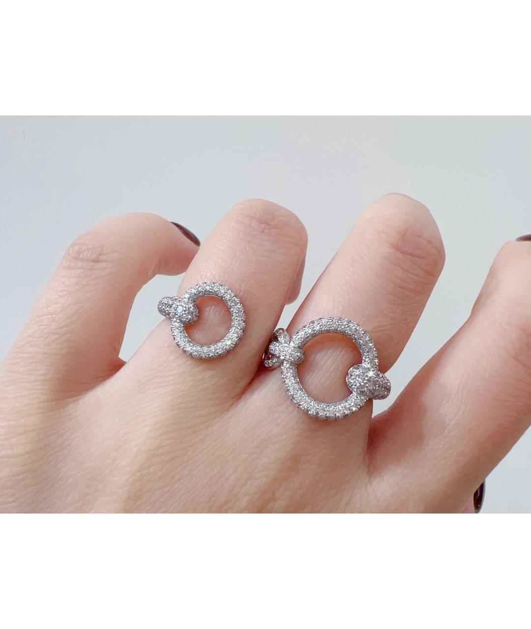HERMES Серебряное кольцо из белого золота, фото 7