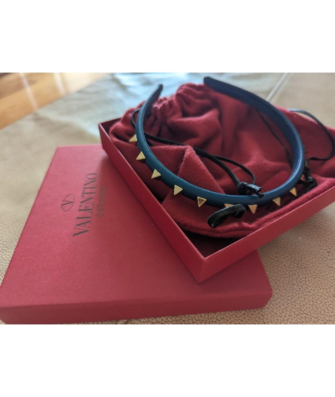 VALENTINO Синяя диадема, фото 7