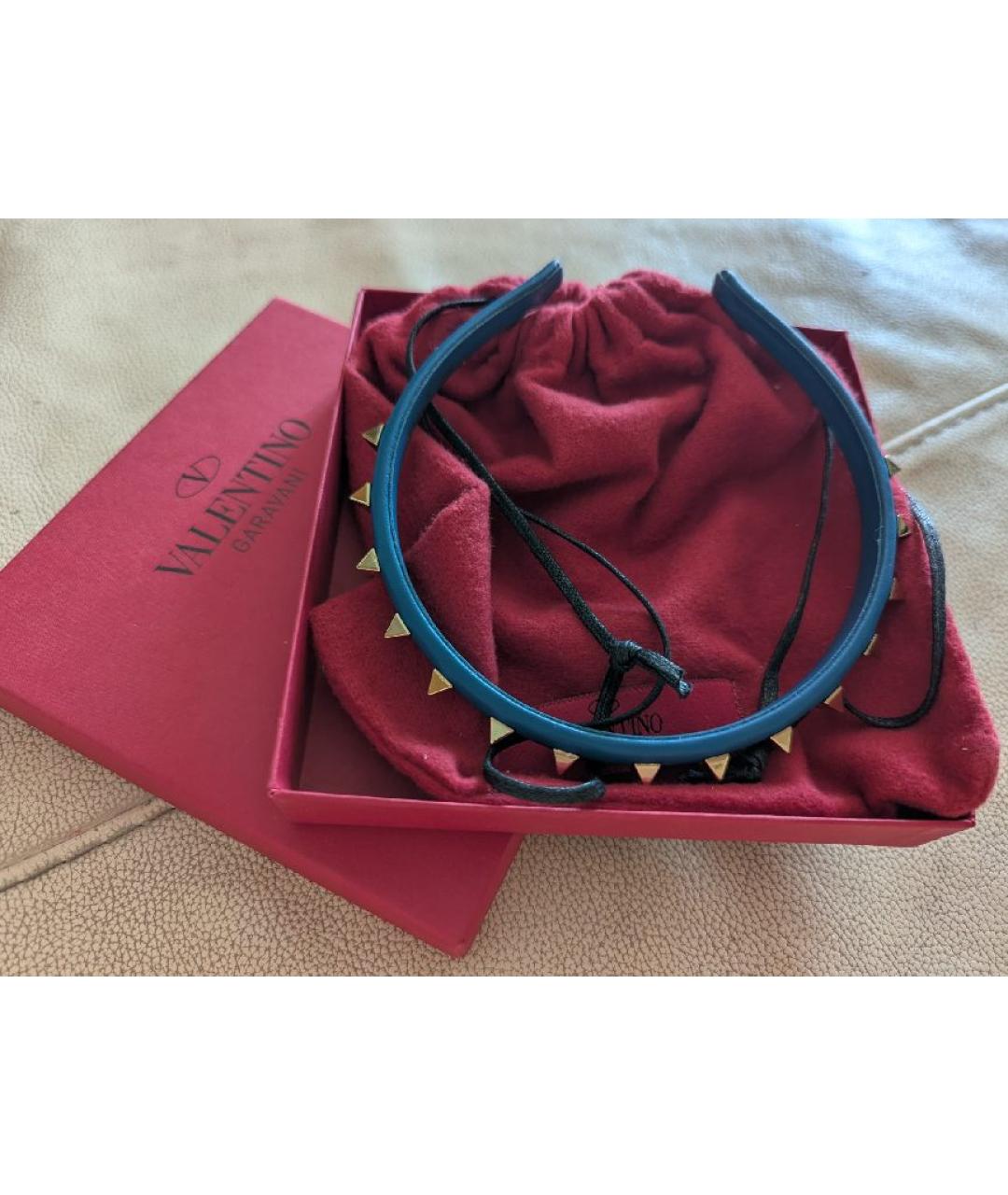 VALENTINO Синяя диадема, фото 6