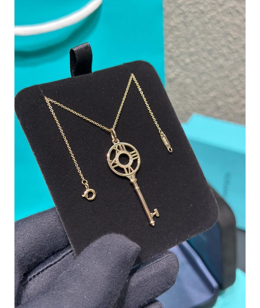 TIFFANY&CO Розовая подвеска из розового золота, фото 5