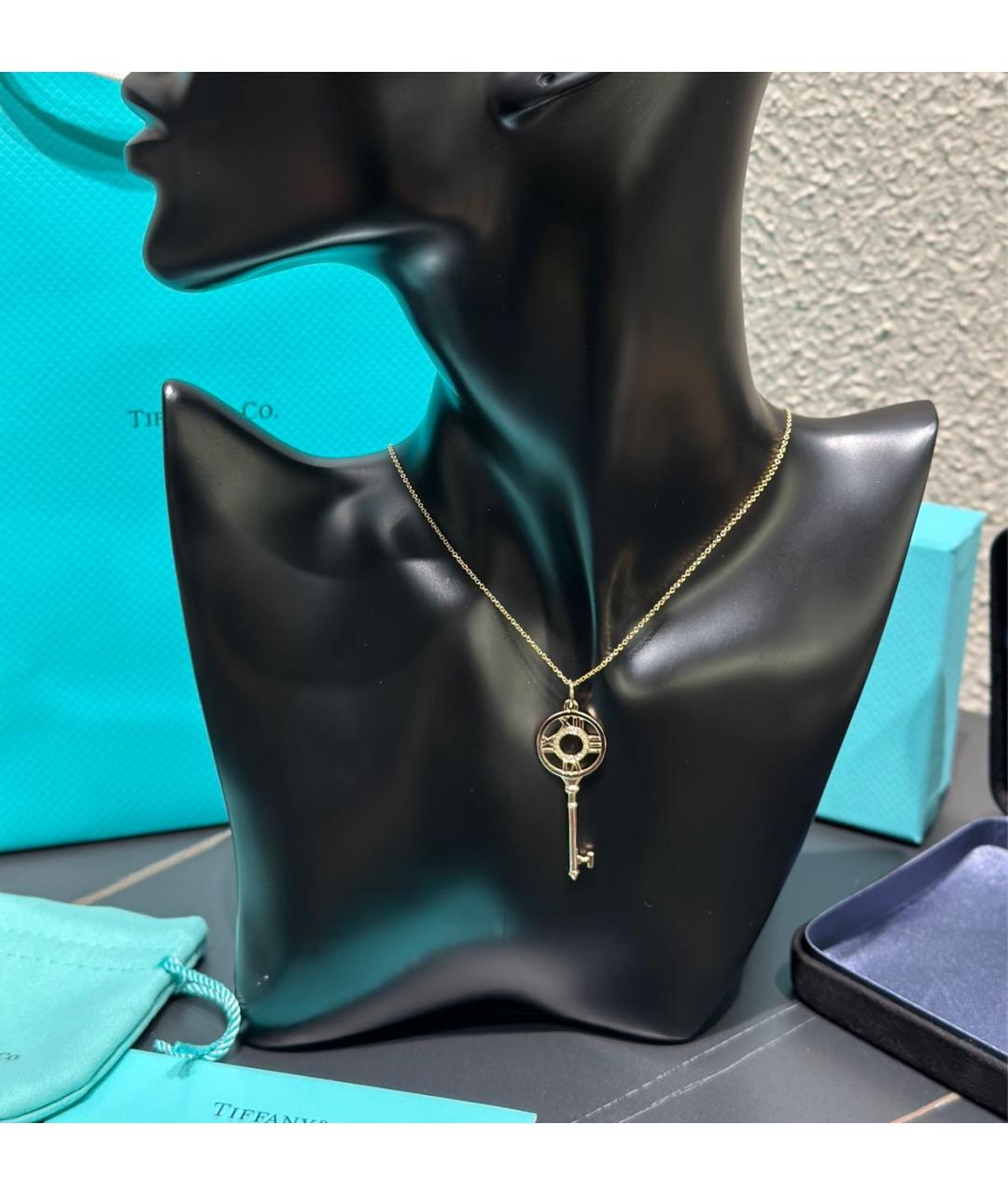 TIFFANY&CO Розовая подвеска из розового золота, фото 6