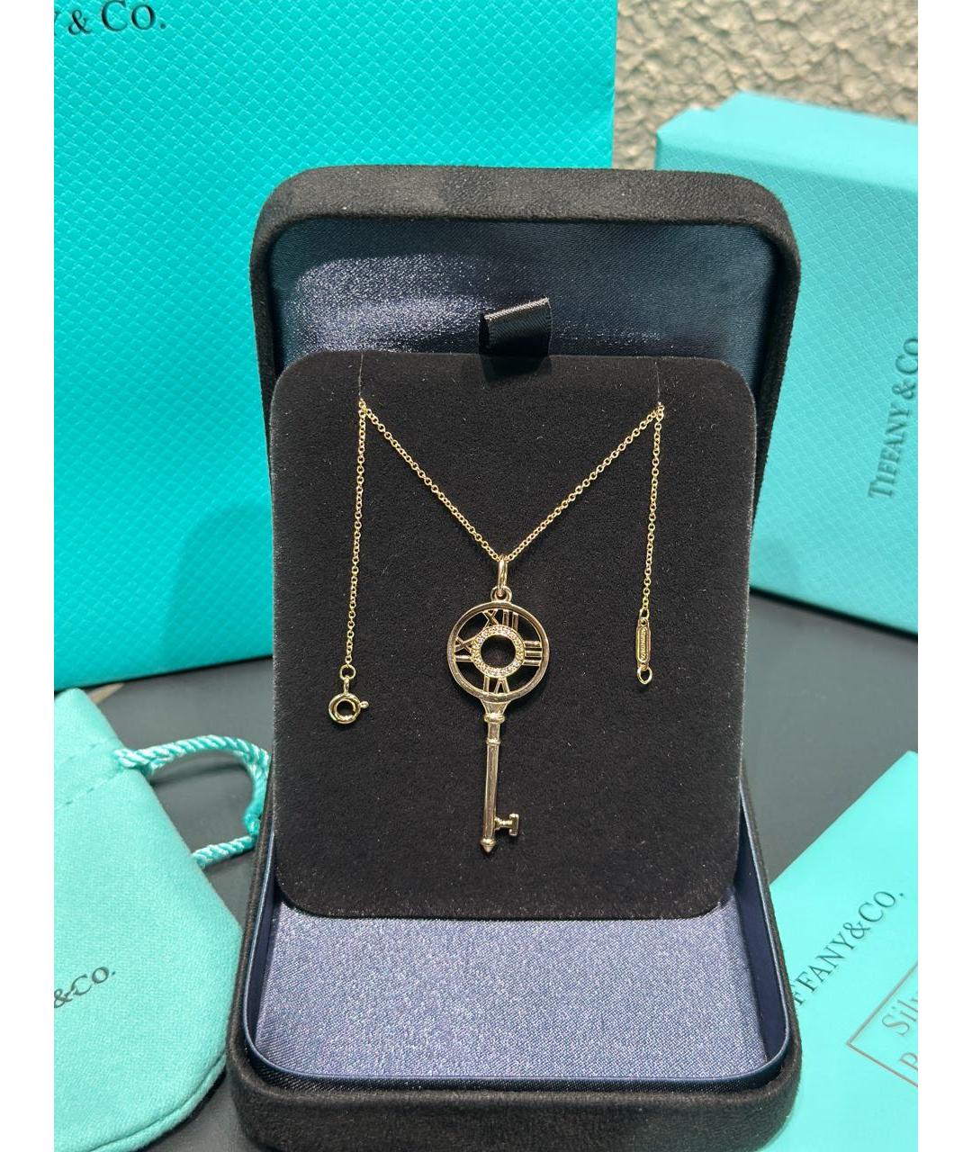 TIFFANY&CO Розовая подвеска из розового золота, фото 7