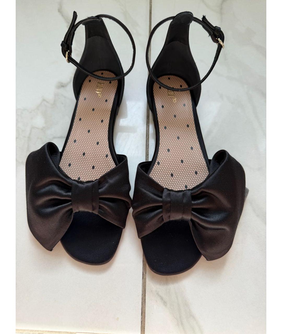 RED VALENTINO Черные босоножки, фото 2