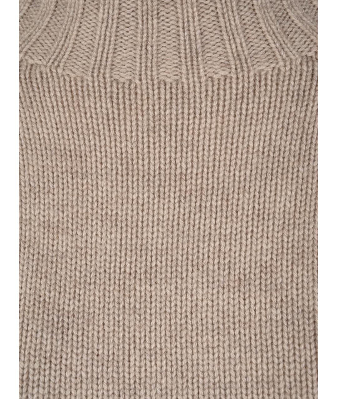 'S MAX MARA Бежевый джемпер / свитер, фото 3