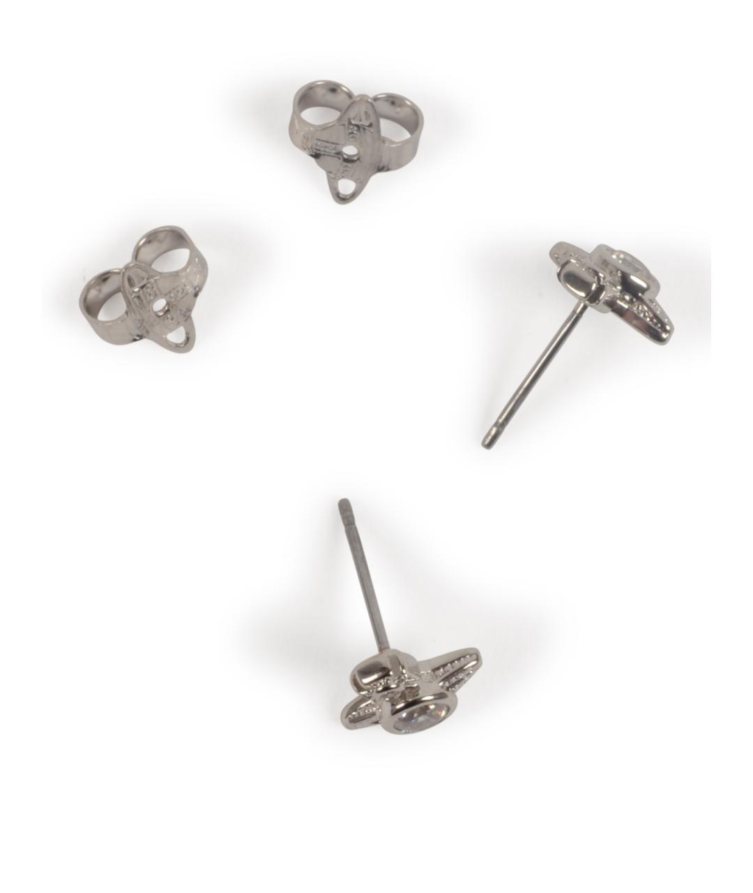 VIVIENNE WESTWOOD Серебряные металлические серьги, фото 3