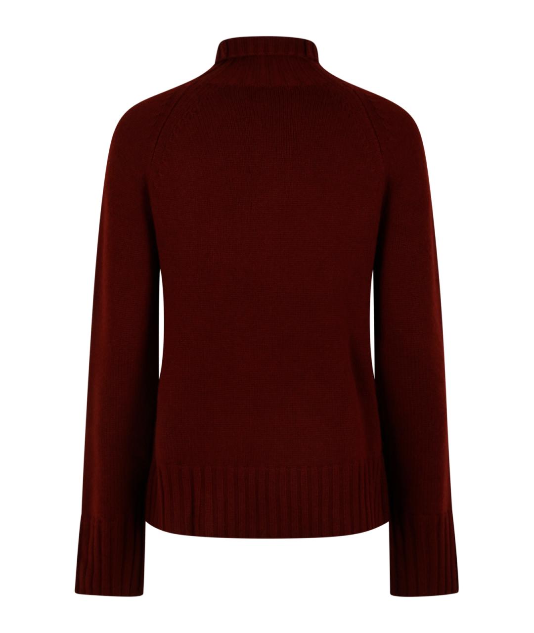 'S MAX MARA Бордовый джемпер / свитер, фото 2