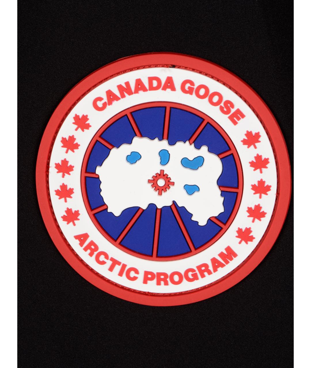 CANADA GOOSE Черная нейлоновая куртка, фото 3