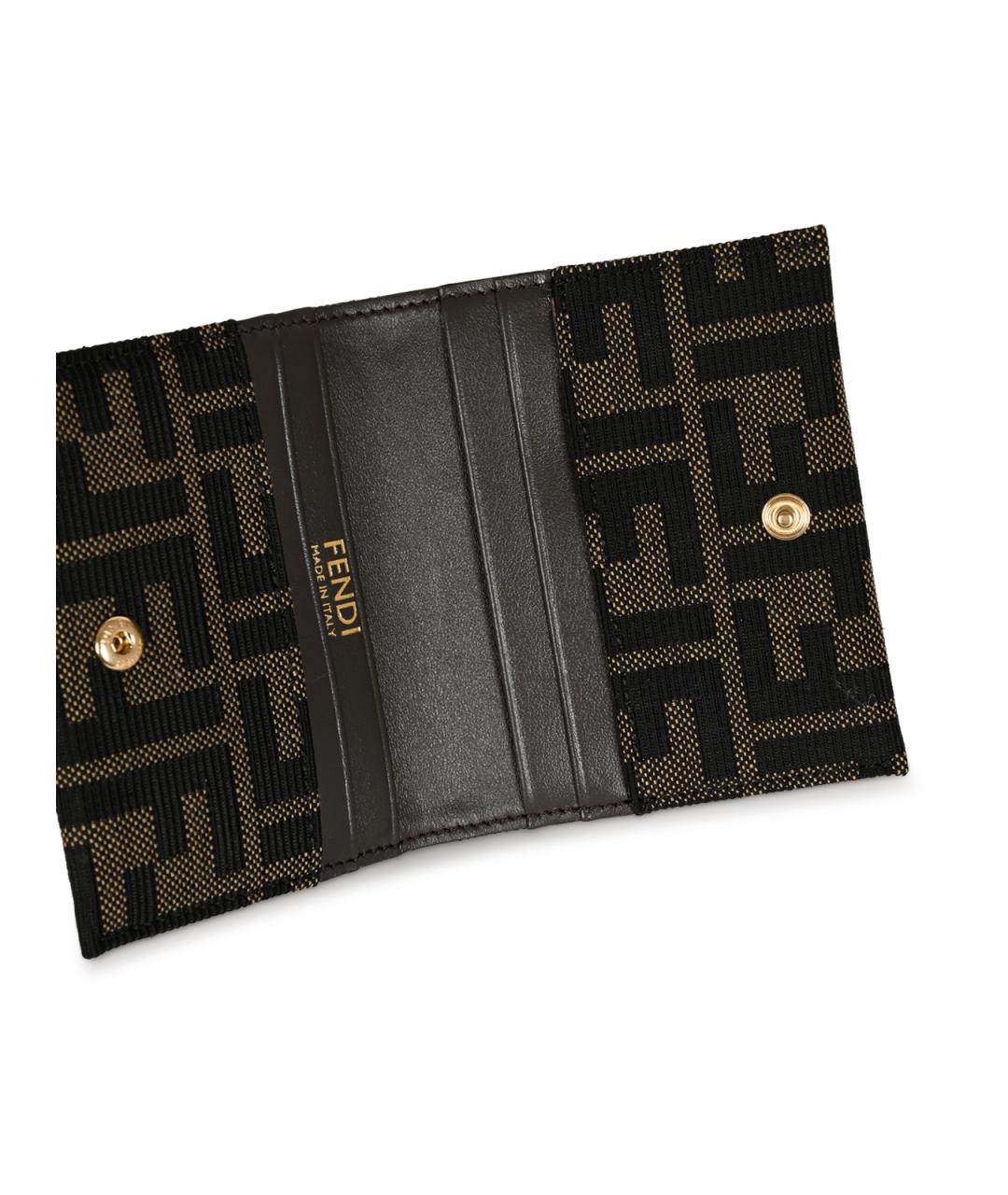 FENDI Коричневый кошелек, фото 3
