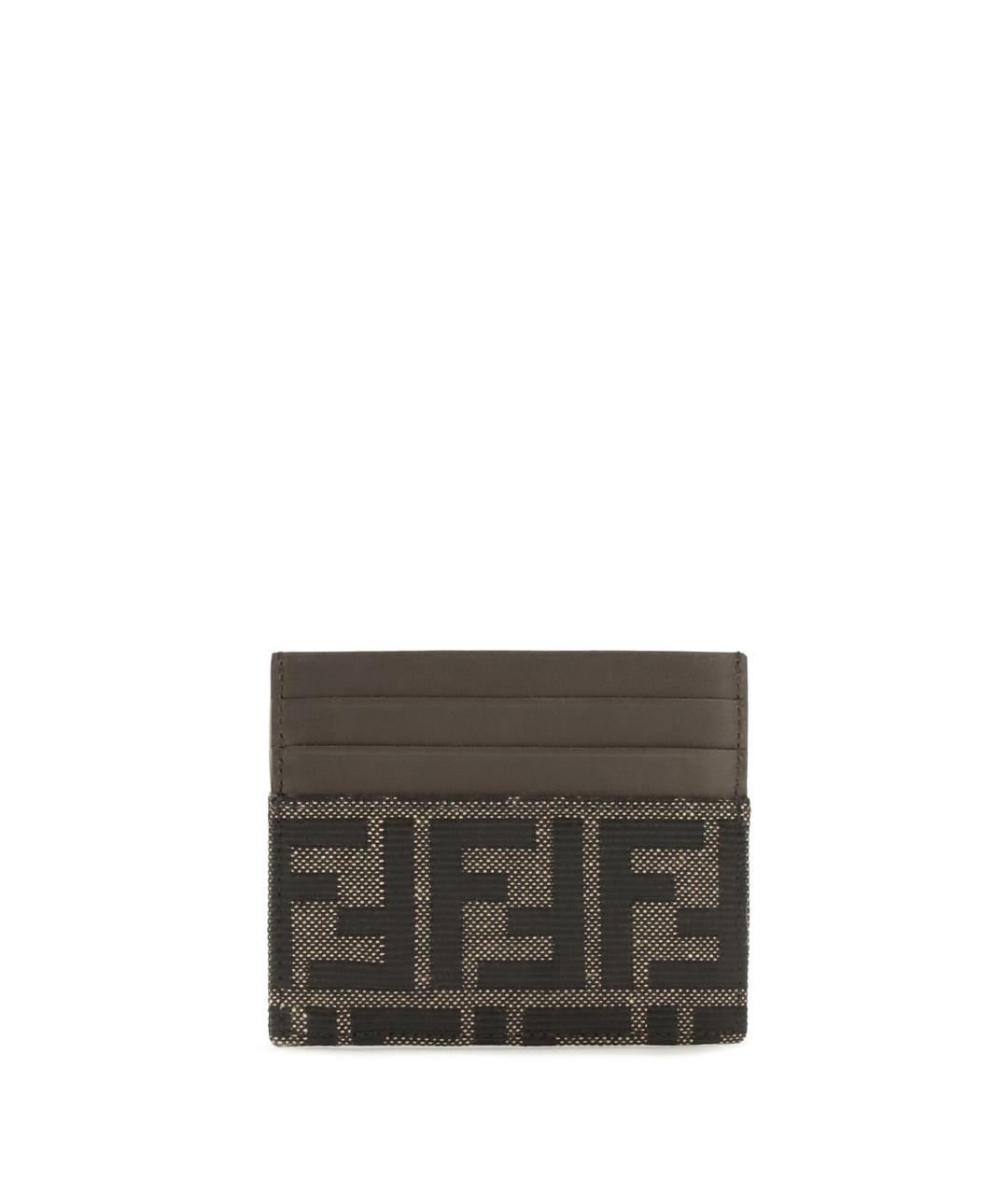 FENDI Коричневый кардхолдер, фото 2