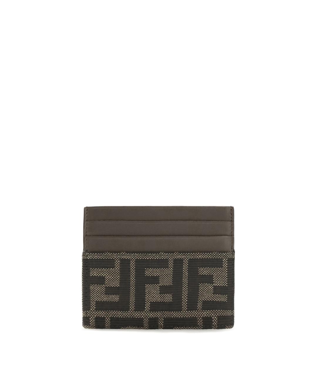 FENDI Коричневый кардхолдер, фото 1