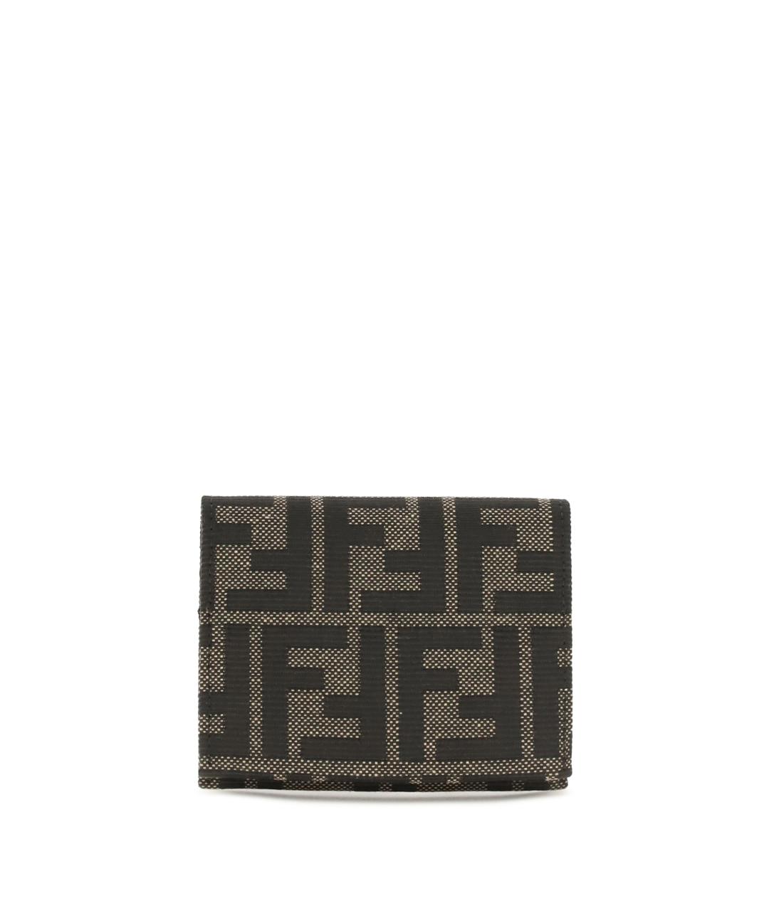 FENDI Коричневый кошелек, фото 1