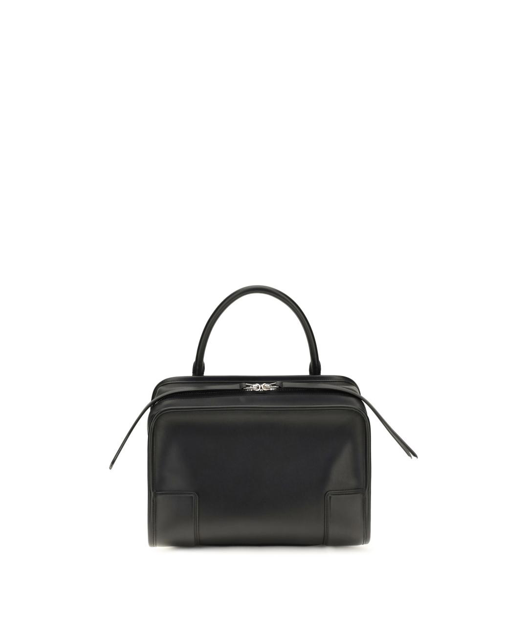 LOEWE Черная кожаная сумка тоут, фото 5