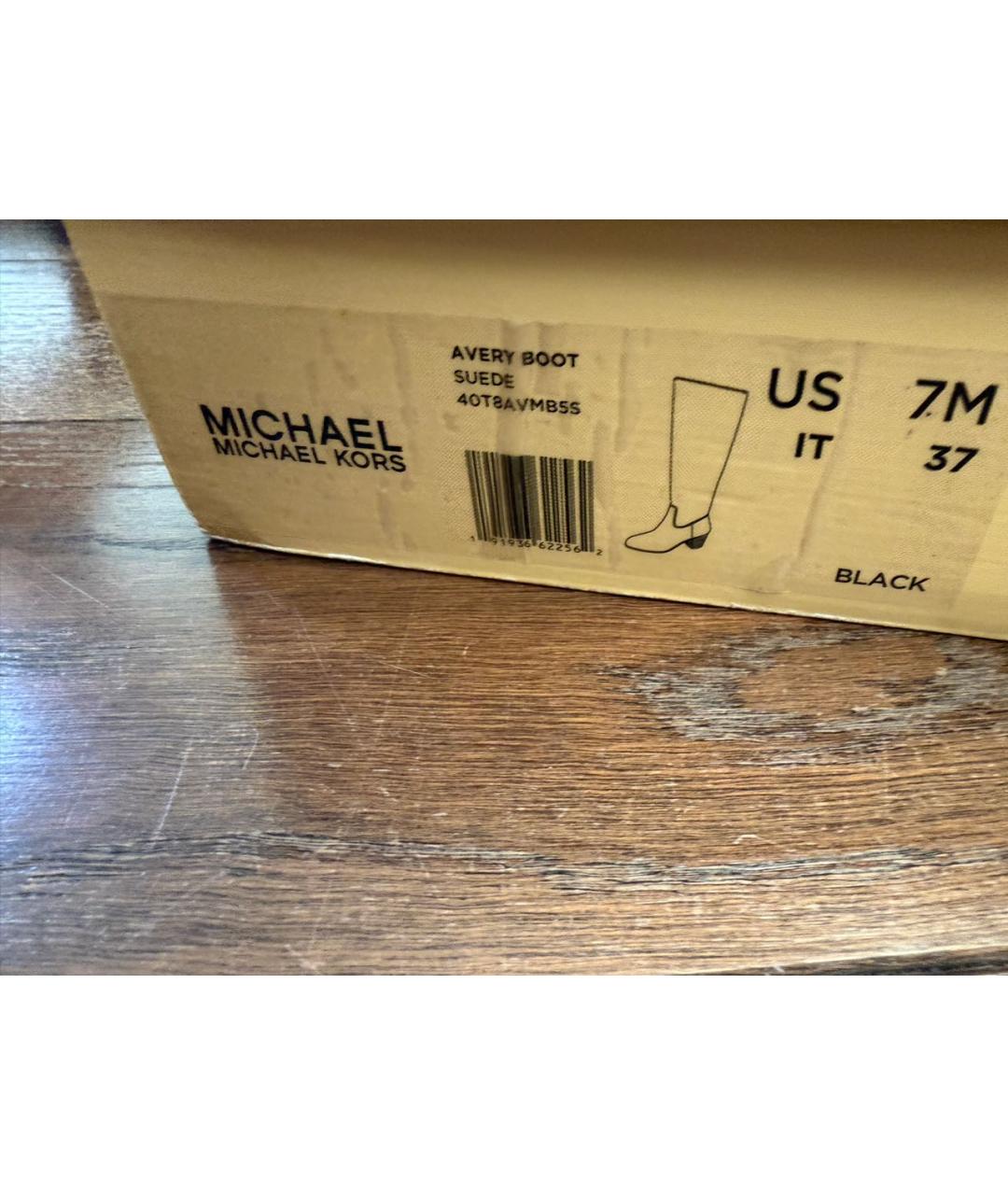 MICHAEL KORS Черные замшевые сапоги, фото 7