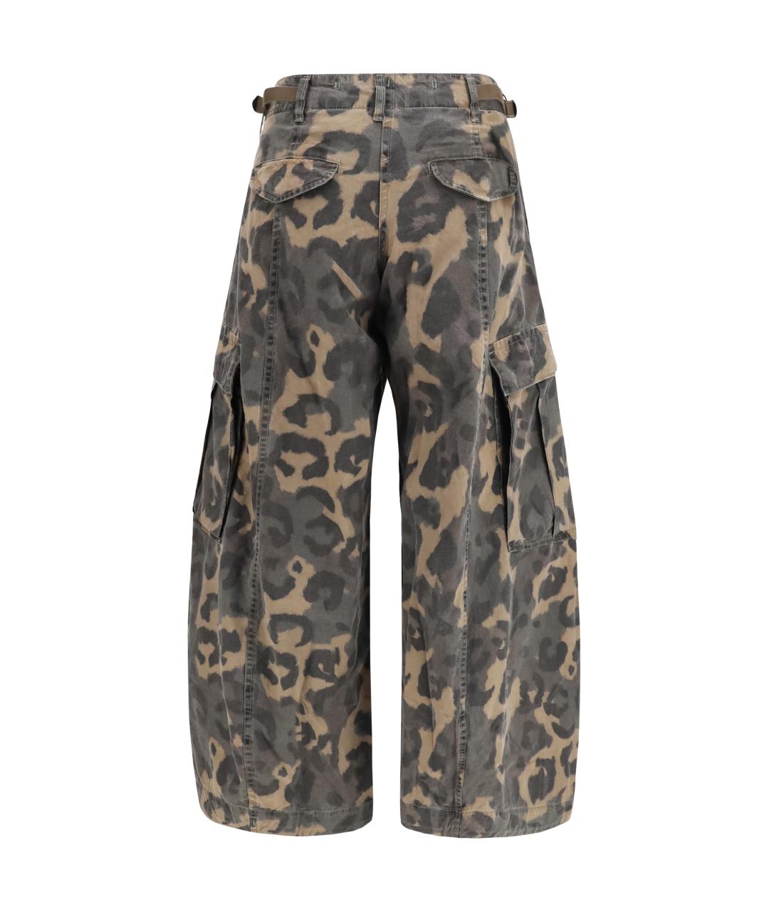 R13 Мульти хлопковые джинсы клеш, фото 2