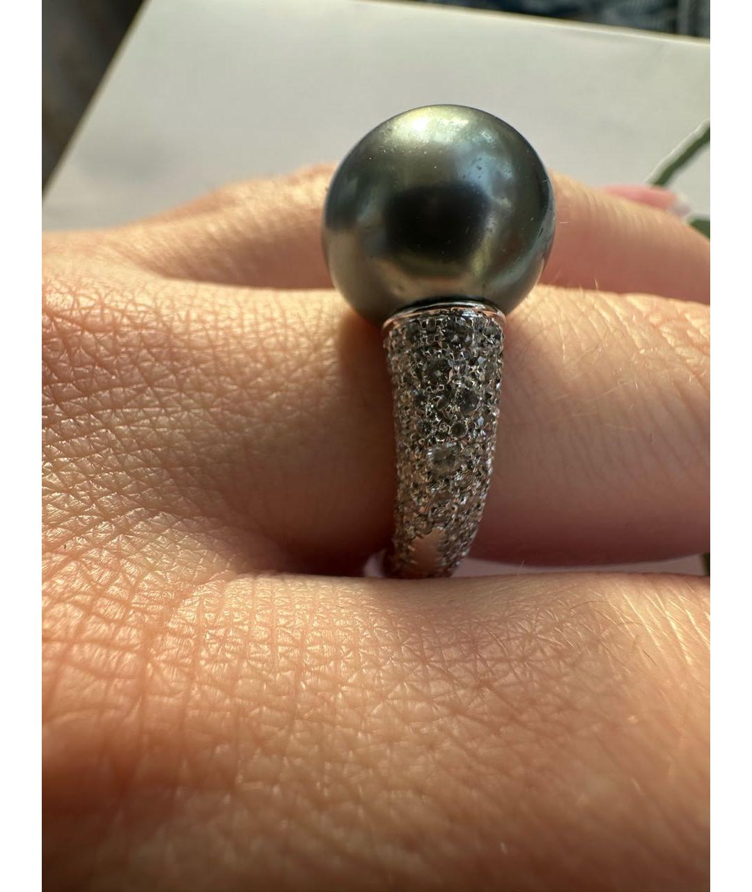 Mikimoto Белое кольцо из белого золота, фото 2