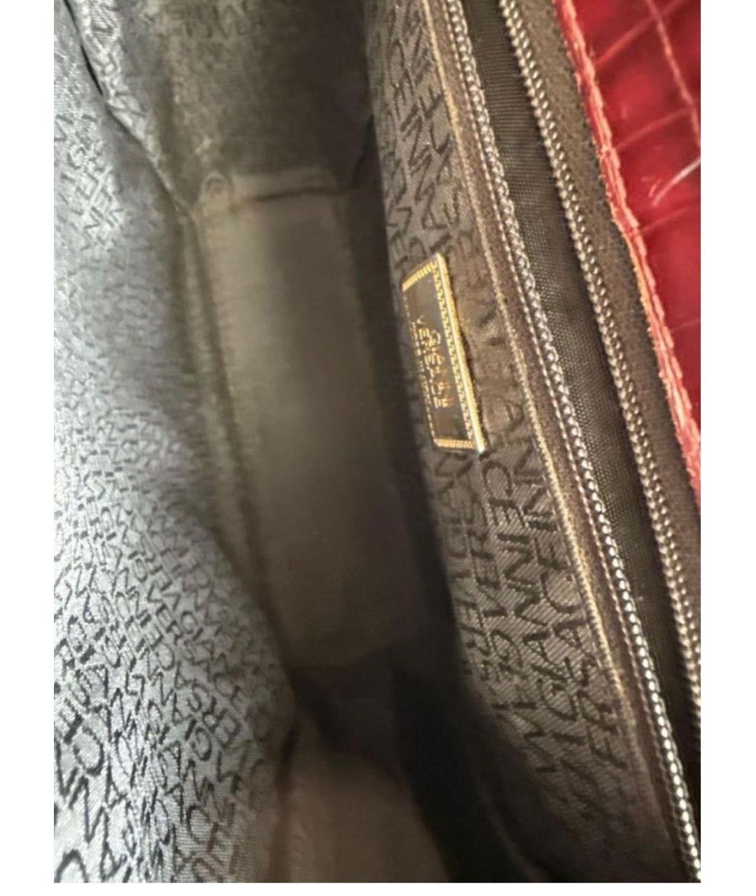 VERSACE Кожаная сумка через плечо, фото 4