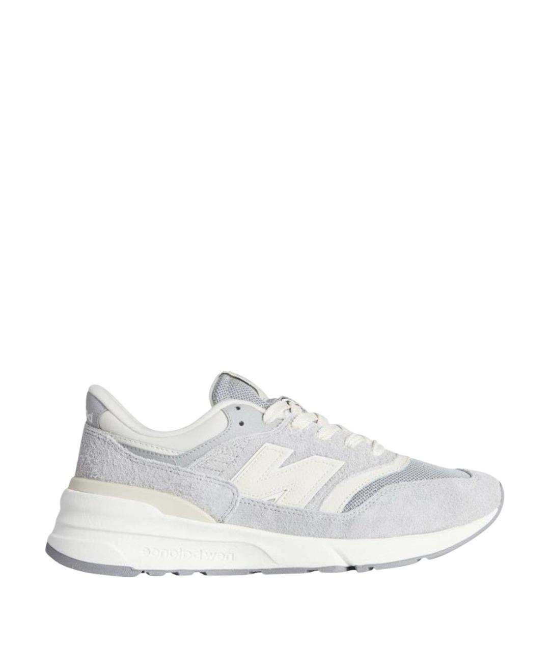NEW BALANCE Бежевые замшевые кроссовки, фото 1