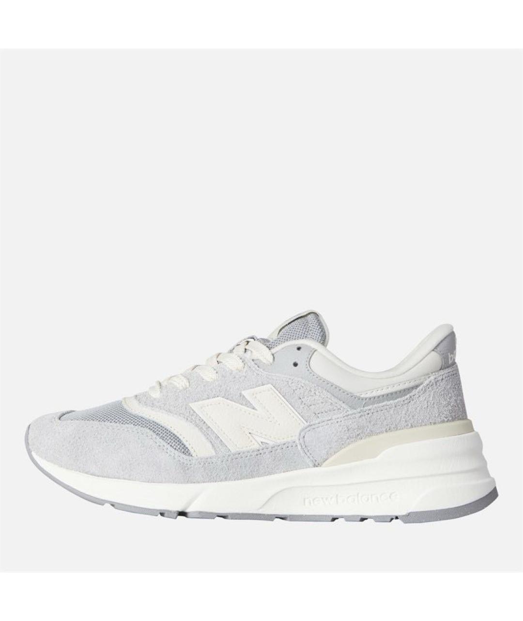 NEW BALANCE Бежевые замшевые кроссовки, фото 4