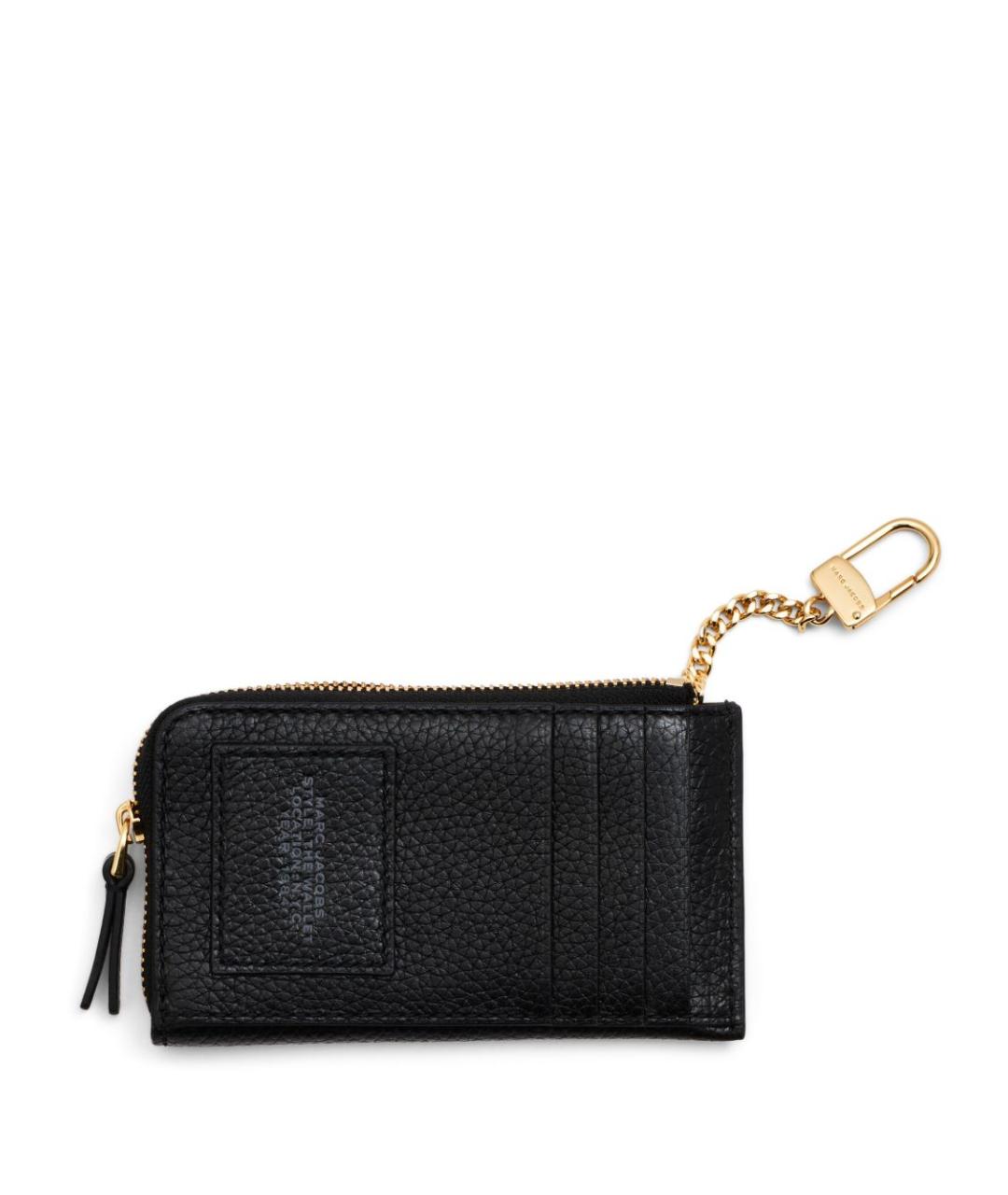 MARC JACOBS Черный кожаный кошелек, фото 3