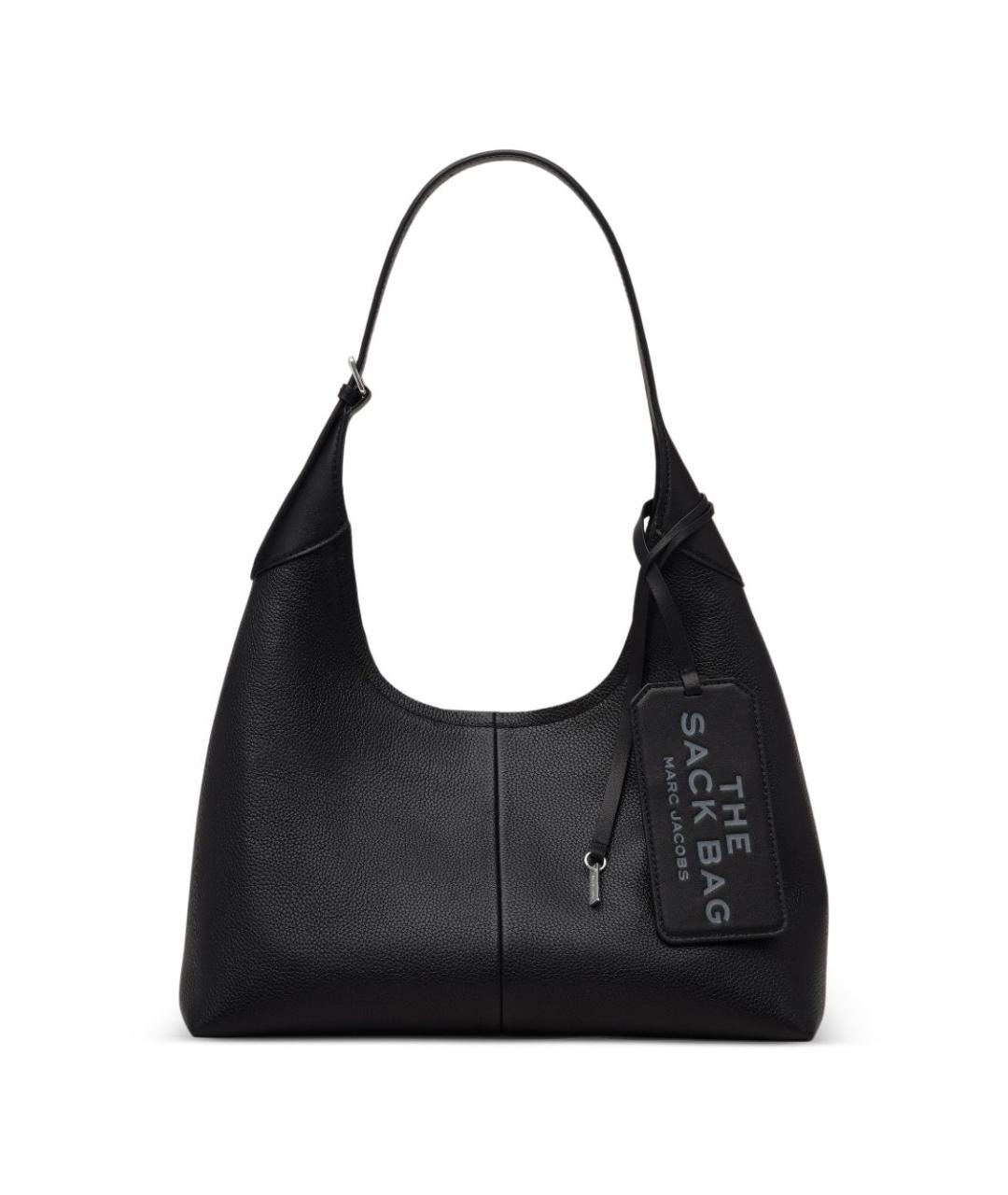 MARC JACOBS Черная кожаная сумка с короткими ручками, фото 1