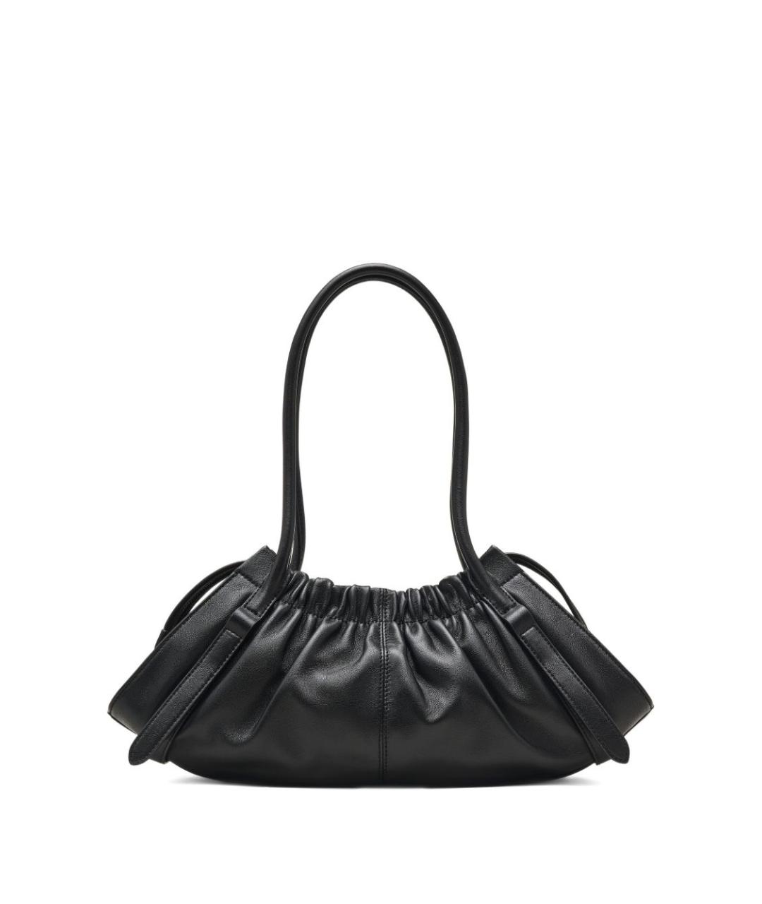MARC JACOBS Черная кожаная сумка с короткими ручками, фото 4