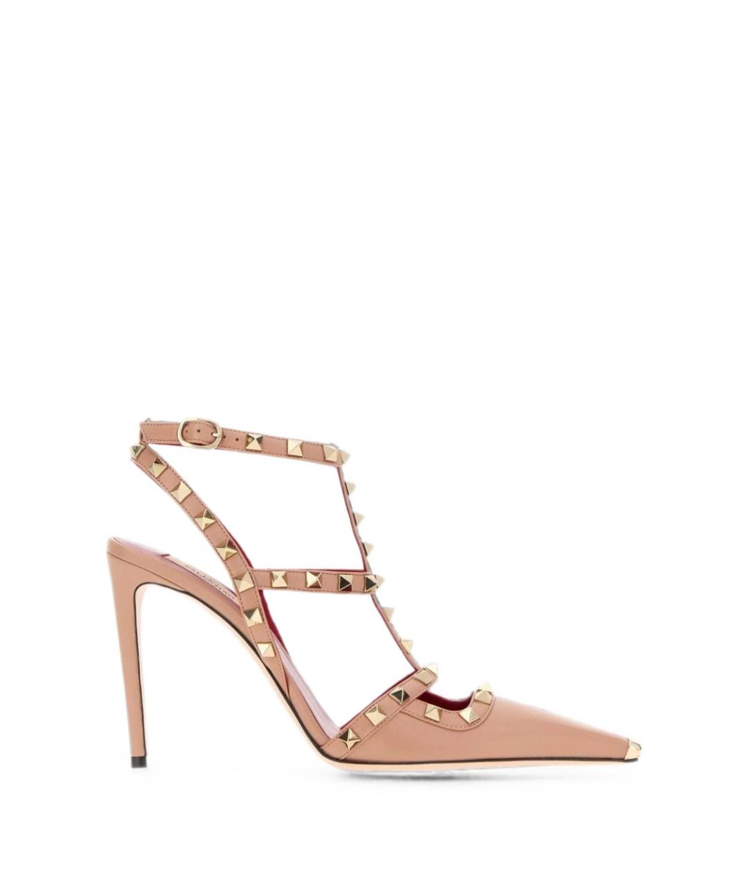 VALENTINO Розовые кожаные туфли, фото 1