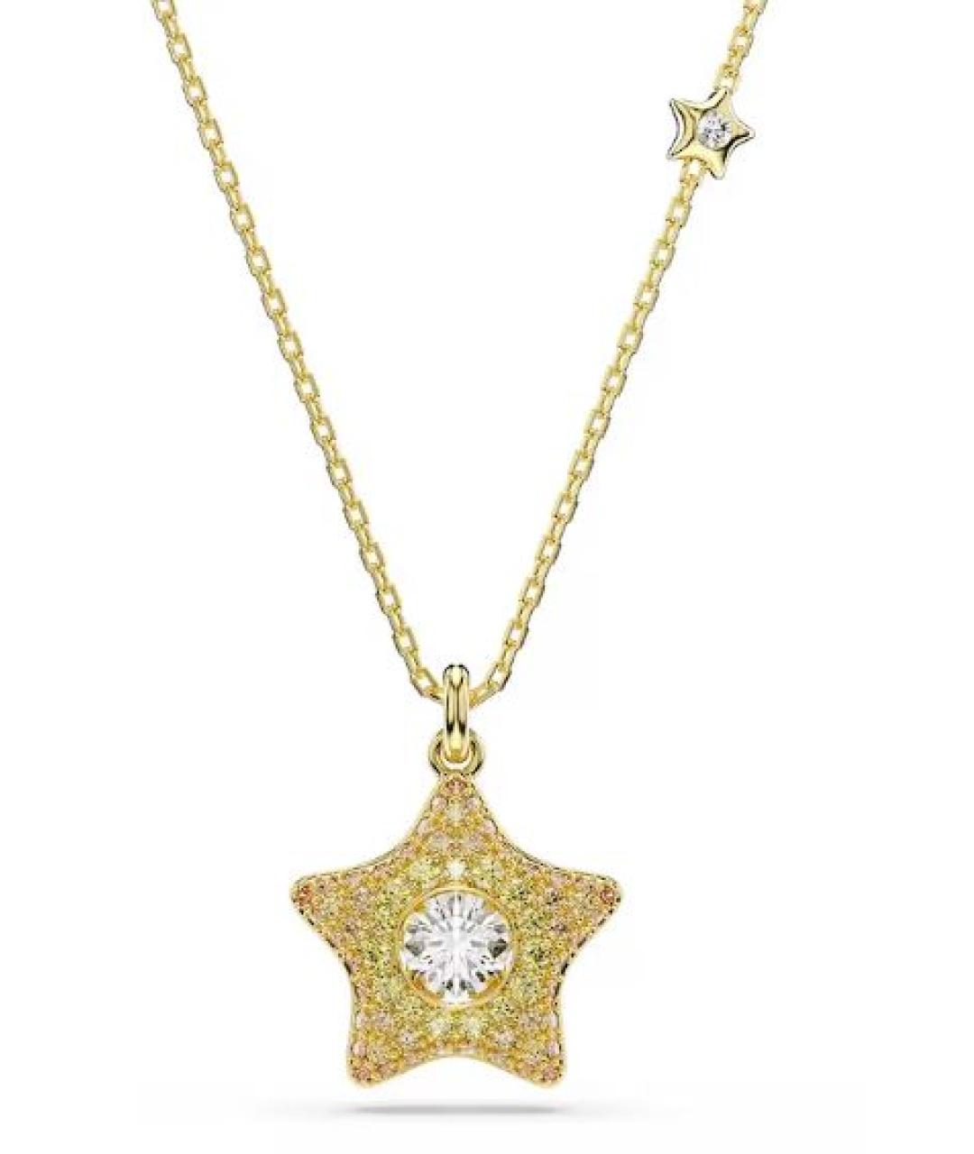 SWAROVSKI Золотая металлическая подвеска, фото 2