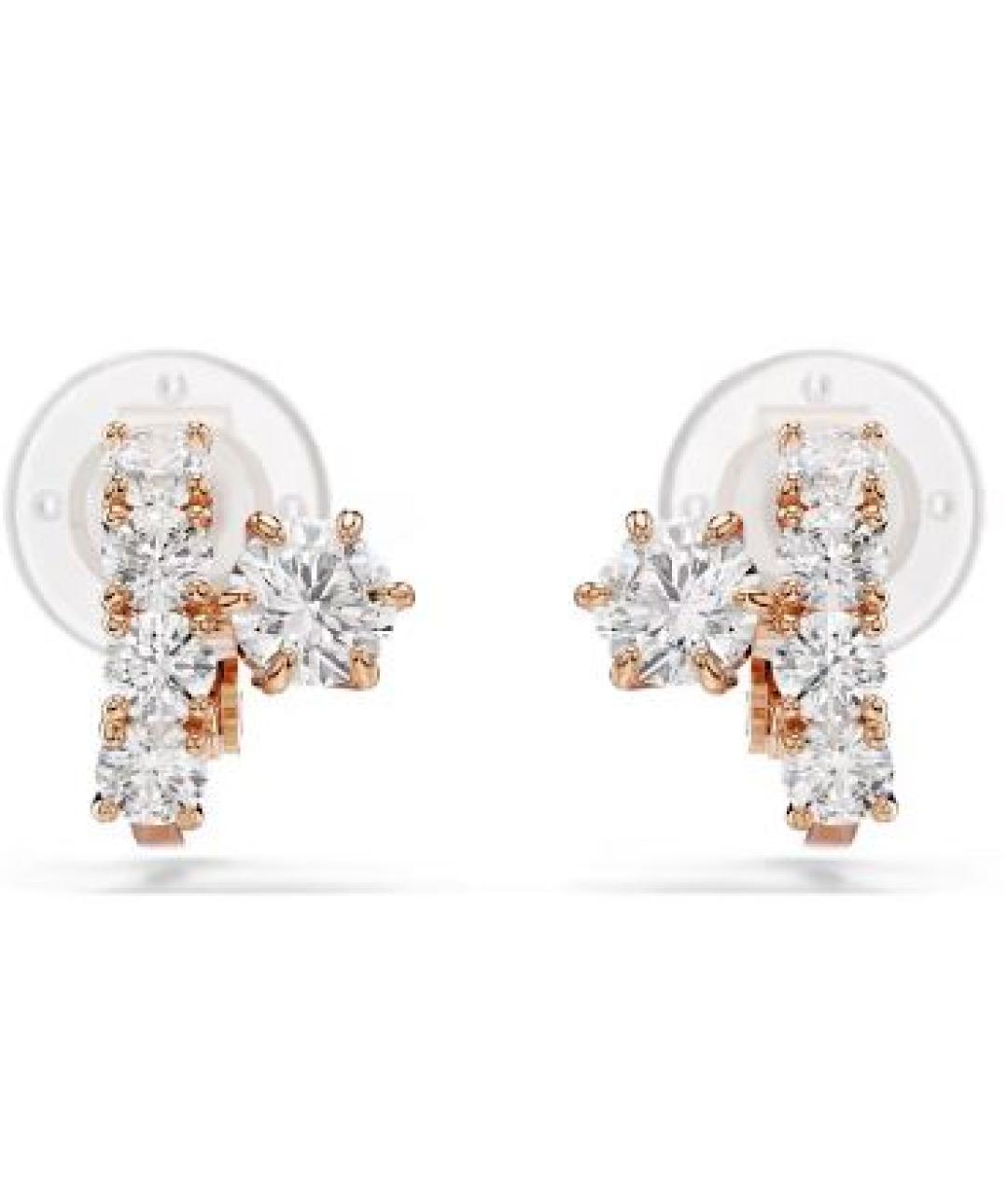 SWAROVSKI Белые серьги, фото 3