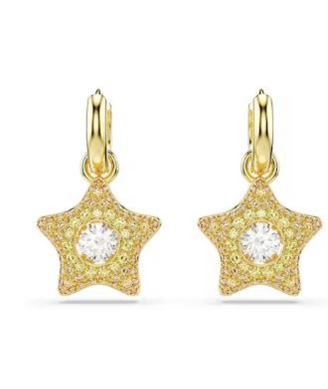 SWAROVSKI Золотые серьги, фото 1