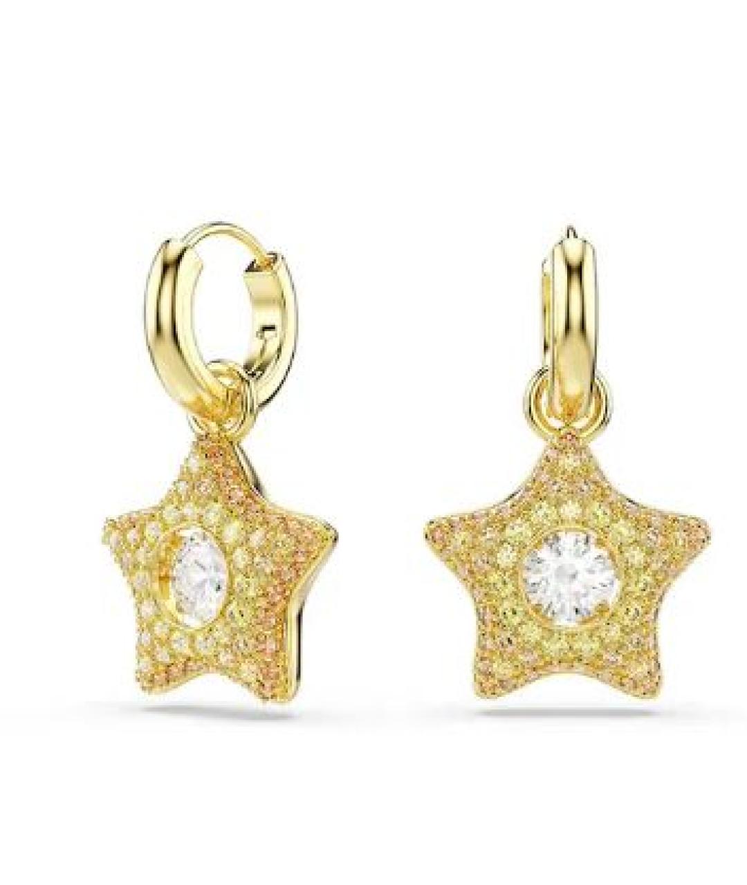 SWAROVSKI Золотые серьги, фото 2